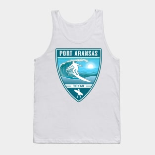 Surf Port Aransas Texas Tank Top